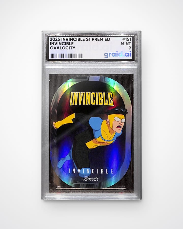 Invincible, graded and slabbed by Graid Ai
