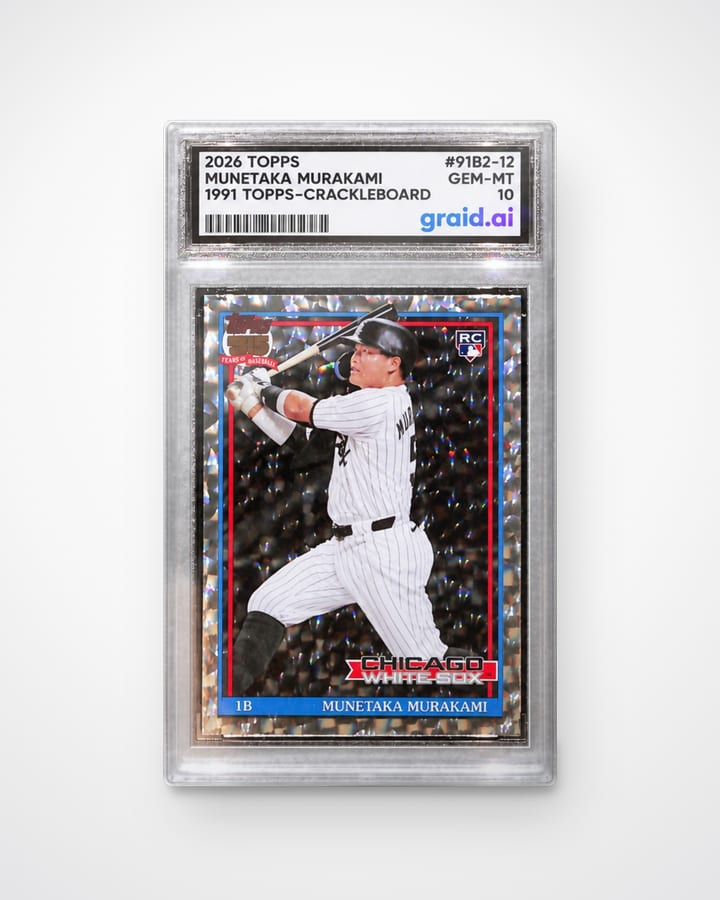 Munetaka Murakami, graded and slabbed by Graid Ai
